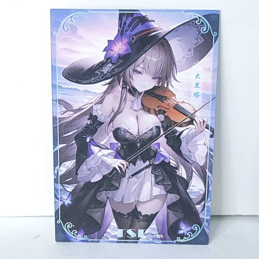 Herta Waifu Card Anime Girl Violin Matchmaker Wall Art Oversized Board A5